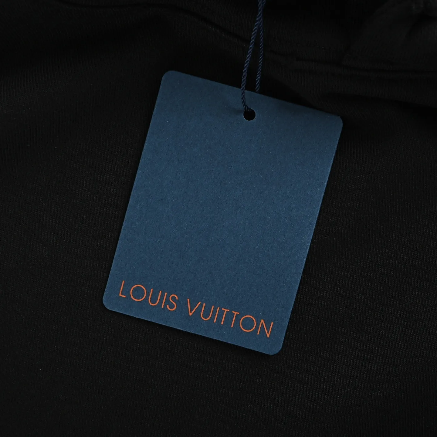 Louis Vuitton/Louis Vuitton tatami embroidered letter logo hole hooded sweatshirt